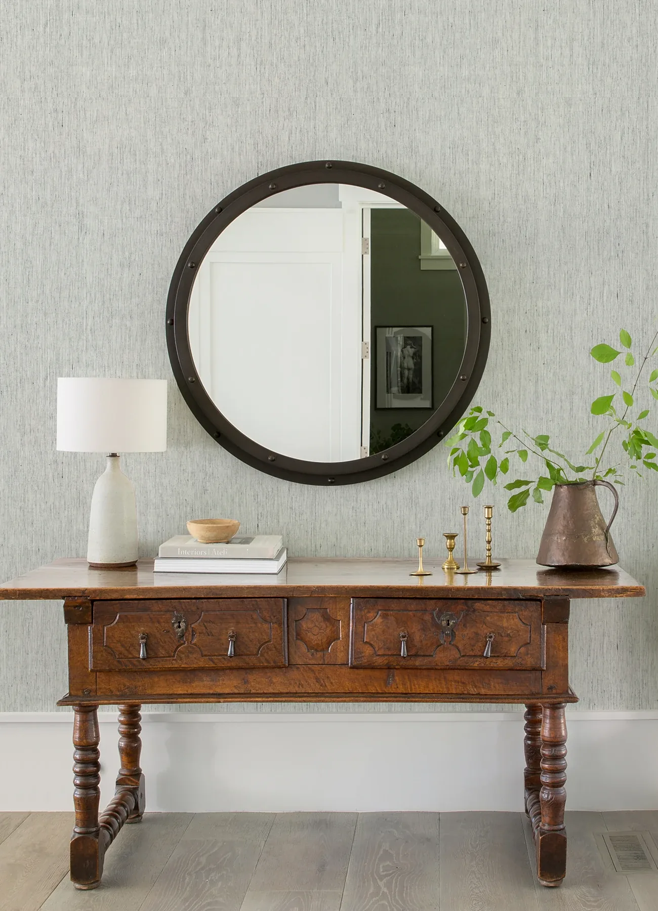 A-Street Prints Lihua Off White String Wallpaper - SKU 2923-88038