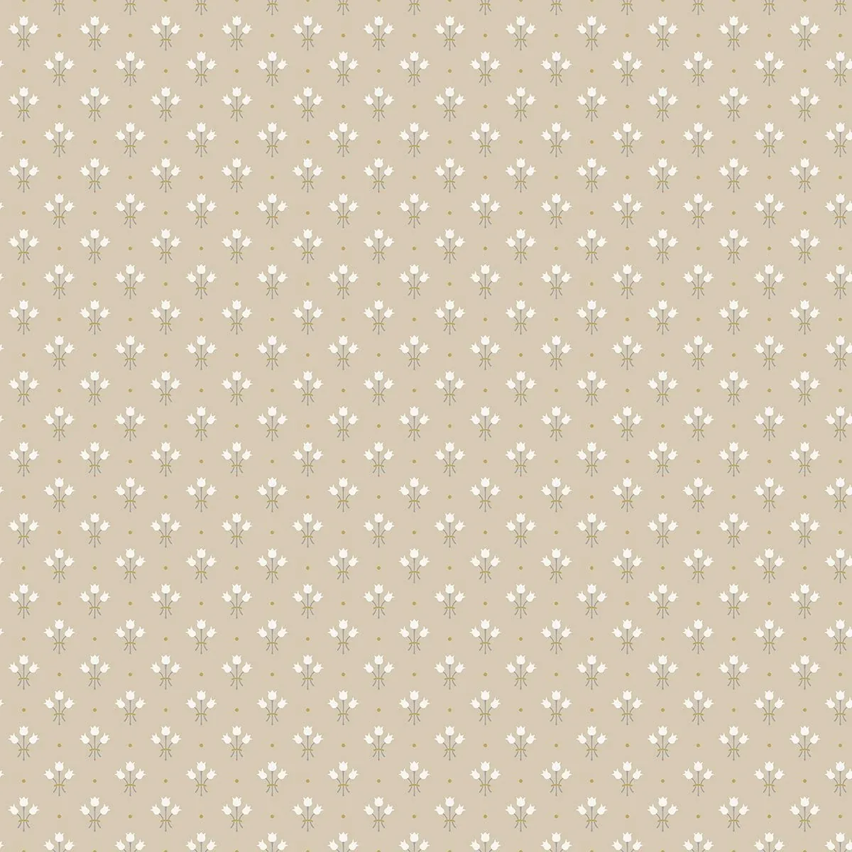 A-Street Prints Lili Beige Miniature Floral Wallpaper - SKU 2948-33027