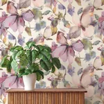 A-Street Prints Liliana Plum Floral Wallpaper - SKU 4202-481228