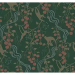 A-Street Prints Linden Dark Green Jungle Canopy Wallpaper - SKU 4147-80008