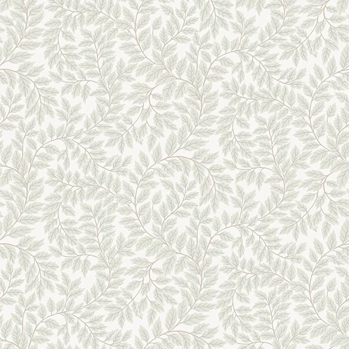 4143-34017 | Lindlöv Light Grey Leafy Vines Wallpaper