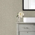 A-Street Prints Lindlöv Taupe Leafy Vines Wallpaper - SKU 4143-34018
