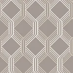 A-Street Prints Linkage Brown Trellis Wallpaper - SKU 2697-78052