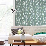 A-Street Prints Linnea Elsa Teal Botanical Trail Wallpaper - SKU 2901-25440