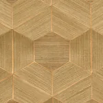 A-Street Prints Linzhi Copper Sisal Grasscloth Wallpaper - SKU 2972-86115
