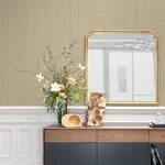 A-Street Prints Liqin Light Brown String Wallpaper - SKU 2923-88031