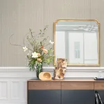 A-Street Prints Liqin Light Grey String Wallpaper - SKU 2923-88030