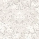 A-Street Prints Lisa Grey Floral Damask Wallpaper - SKU 4143-22019