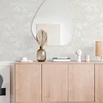 A-Street Prints Lisa Grey Floral Damask Wallpaper - SKU 4143-22019