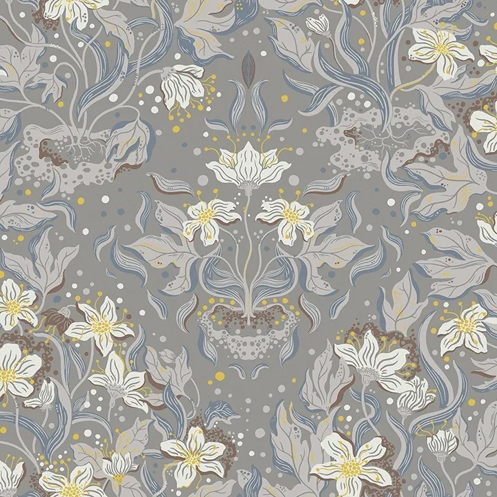 A-Street Prints Lisa Stone Floral Damask Wallpaper - SKU 4143-22018