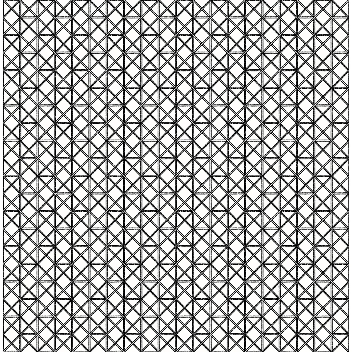 2969-26004 | Lisbeth Black Geometric Lattice Wallpaper