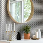 A-Street Prints Lisbeth Black Geometric Lattice Wallpaper | Wallpaper Twins A-Street Prints Lisbeth Black Geometric Lattice Wallpaper - SKU 2969-26004