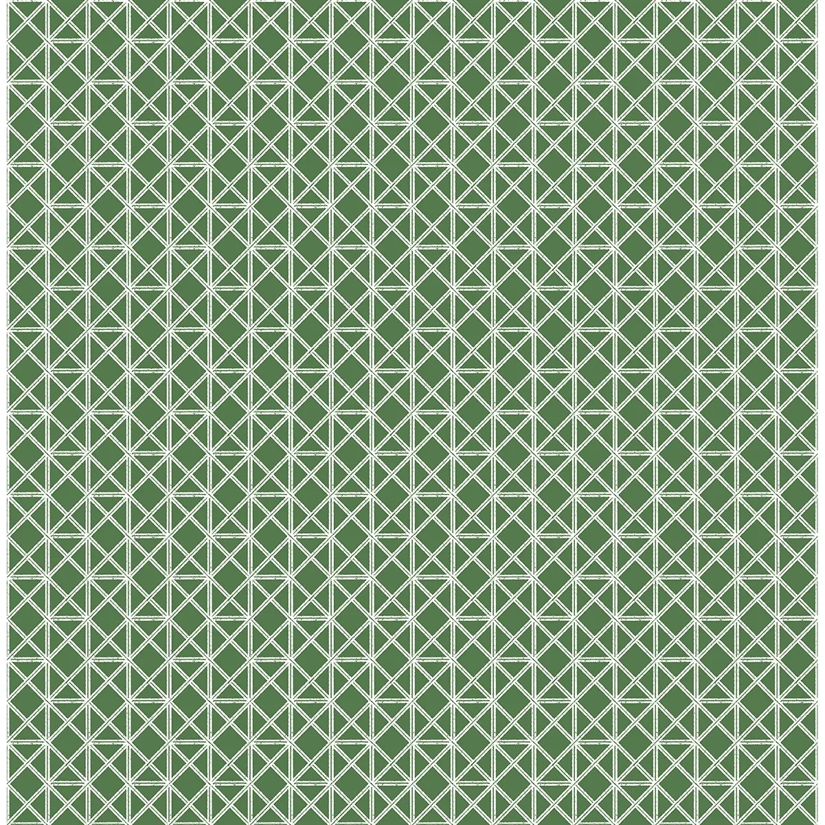 2969-26001 | Lisbeth Green Geometric Lattice Wallpaper