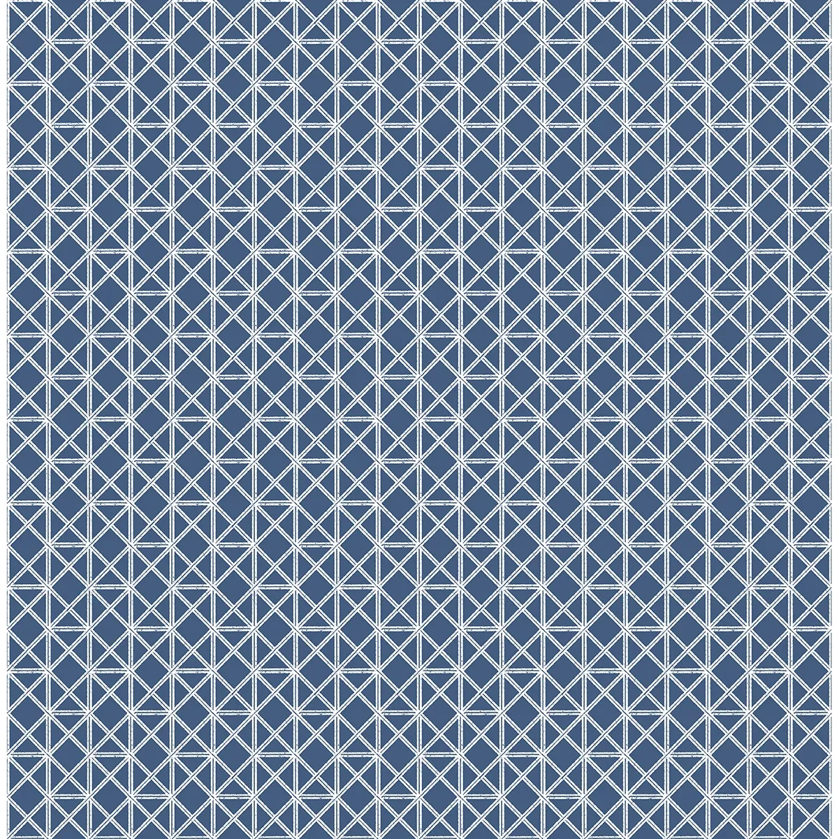 2969-26000 | Lisbeth Navy Geometric Lattice Wallpaper