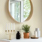 A-Street Prints Lisbeth Yellow Geometric Lattice Wallpaper | Wallpaper Twins A-Street Prints Lisbeth Yellow Geometric Lattice Wallpaper - SKU 2969-26003