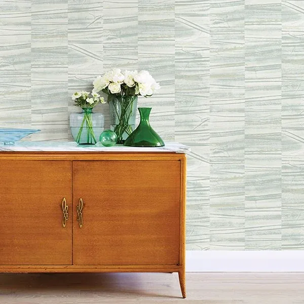 A-Street Prints Lithos Sage Geometric Marble Wallpaper - SKU 2908-87123