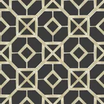 A-Street Prints Livia Black Trellis Wallpaper - SKU 4014-26409