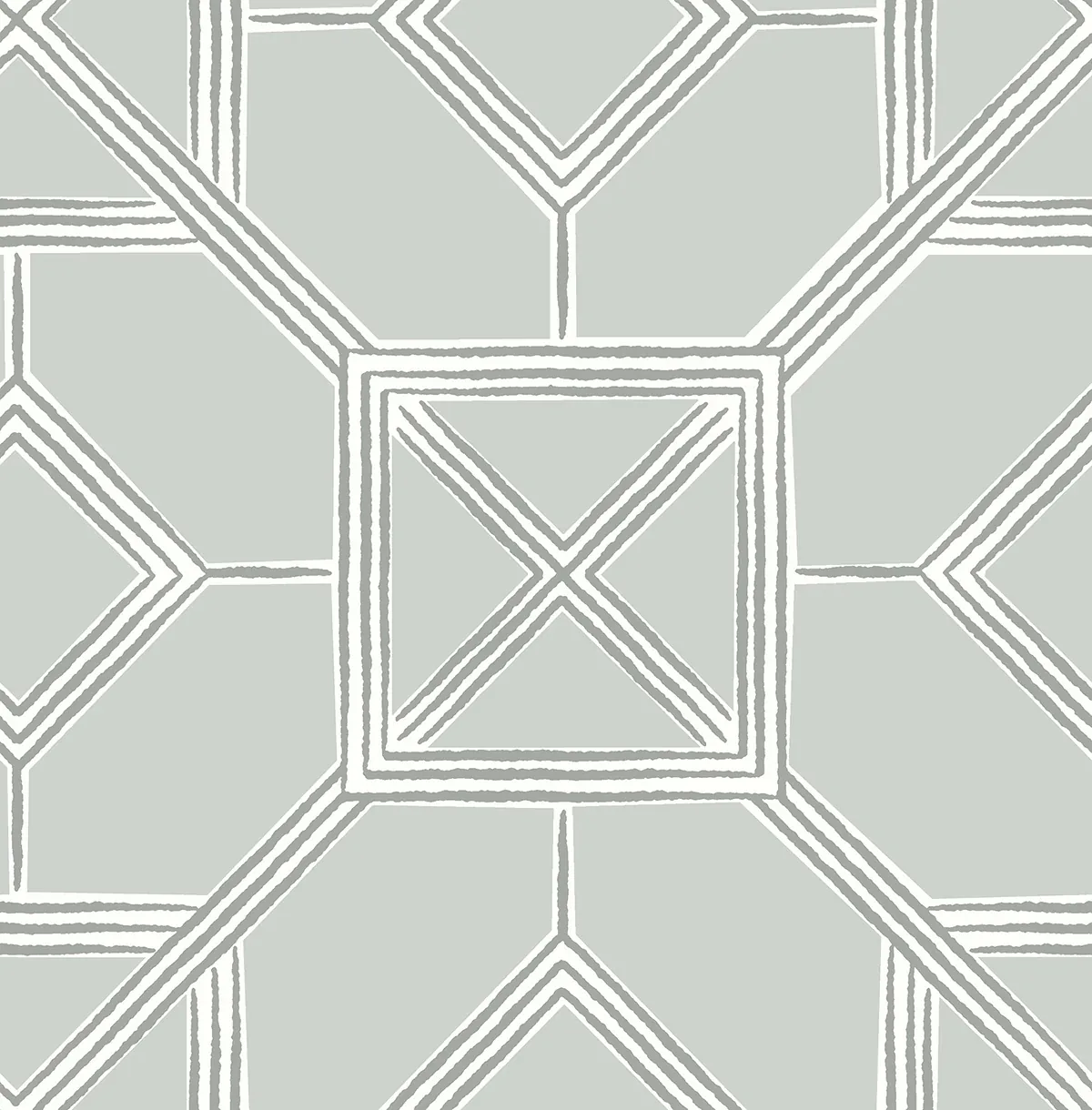 4014-26412 | Livia Grey Trellis Wallpaper
