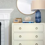 A-Street Prints Livia Grey Trellis Wallpaper - SKU 4014-26412