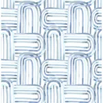 A-Street Prints Lolly Blue Arches Wallpaper - SKU 4135-27273