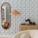A-Street Prints Lolly Blue Arches Wallpaper - SKU 4135-27273
