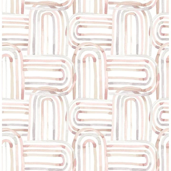4135-27271 | Lolly Blush Arches Wallpaper