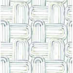 A-Street Prints Lolly Teal Arches Wallpaper - SKU 4135-27270