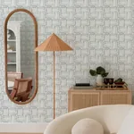 A-Street Prints Lolly Teal Arches Wallpaper - SKU 4135-27270