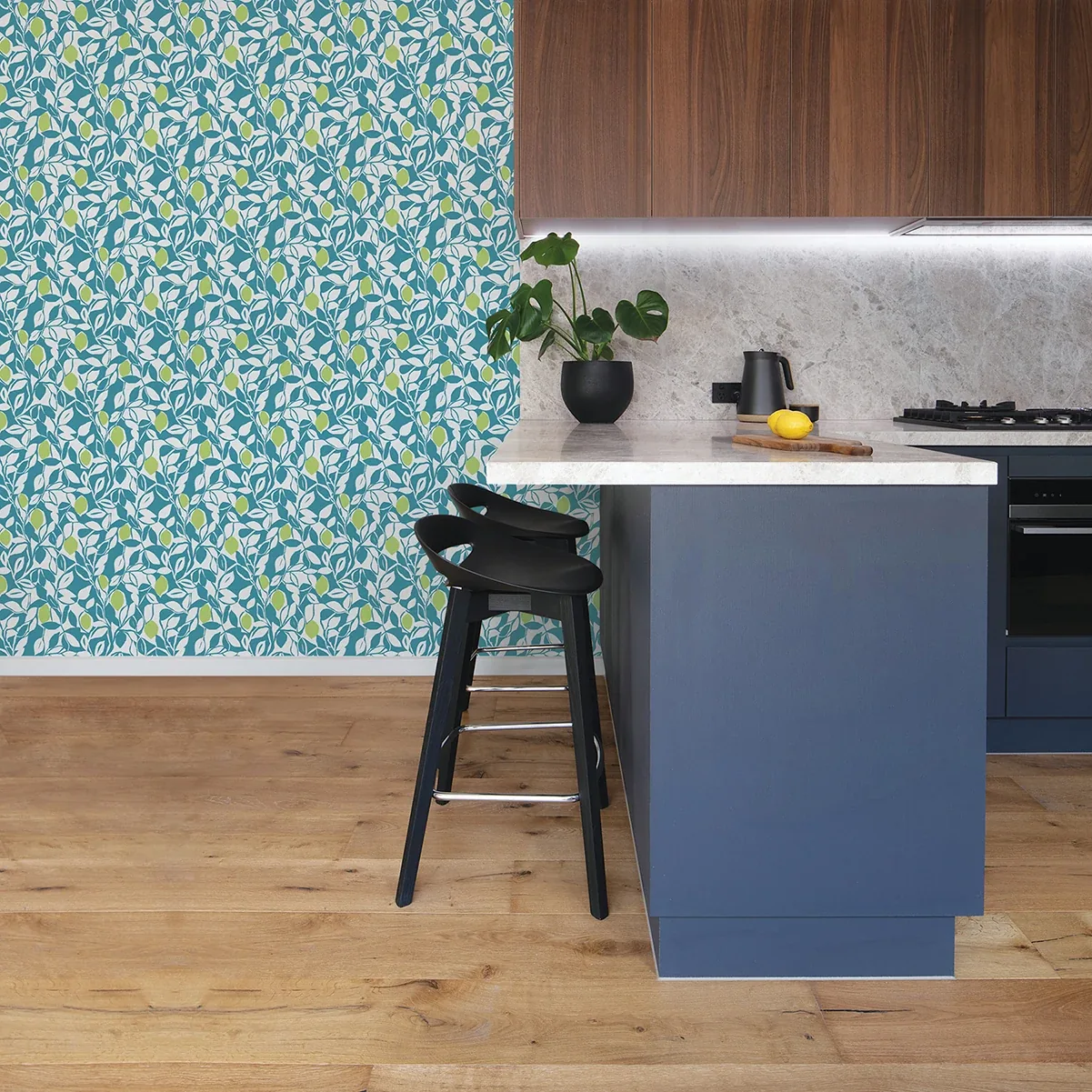 A-Street Prints Loretto Teal Citrus Wallpaper | Wallpaper Twins A-Street Prints Loretto Teal Citrus Wallpaper - SKU 2969-26026