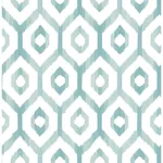A-Street Prints Lucia Teal Diamond Wallpaper - SKU 2744-24142