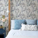 A-Street Prints Lucy Grey Floral Wallpaper - SKU 2903-25864