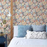A-Street Prints Lucy Navy Floral Wallpaper | Wallpaper Twins A-Street Prints Lucy Navy Floral Wallpaper - SKU 2903-25866