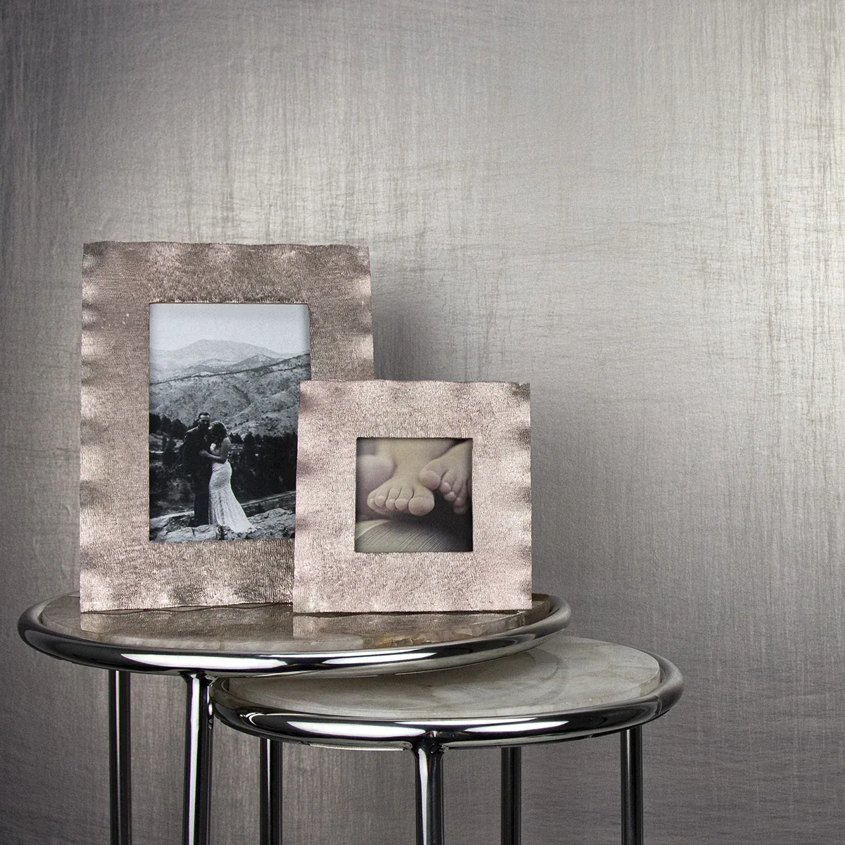 A-Street Prints Lustre Champagne Silk Weave Wallpaper - SKU 2829-82002