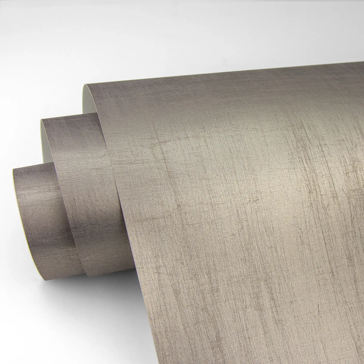 A-Street Prints Lustre Taupe Silk Weave Wallpaper - SKU 2829-82004