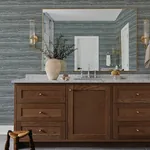 A-Street Prints Lyman Blue Striated Wallpaper - SKU 4173-27667