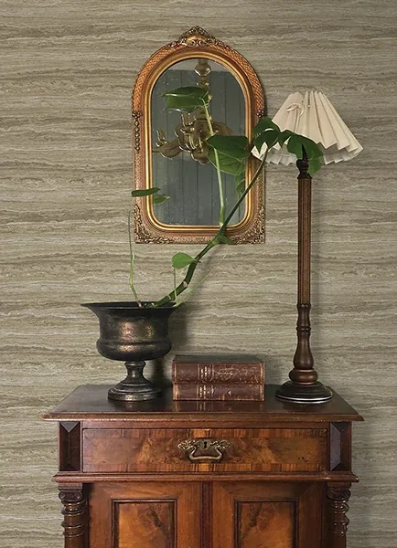 A-Street Prints Lyman Neutral Striated Wallpaper - SKU 4173-27665