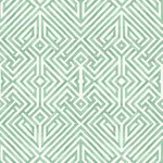 A-Street Prints Lyon Green Geometric Key Wallpaper - SKU 4120-26850