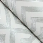 A-Street Prints Lyon Silver Geometric Key Wallpaper - SKU 4120-26849