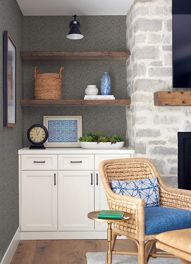 A-Street Prints Mackintosh Charcoal Textural Wallpaper - SKU 4046-26126