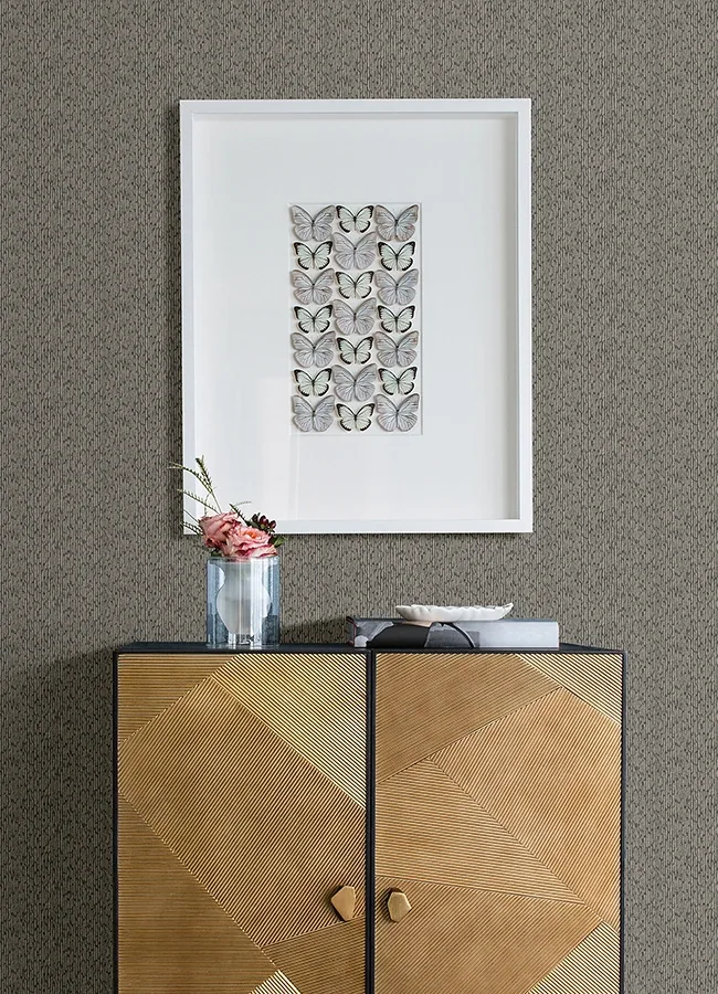 A-Street Prints Mackintosh Charcoal Textural Wallpaper - SKU 4046-26126