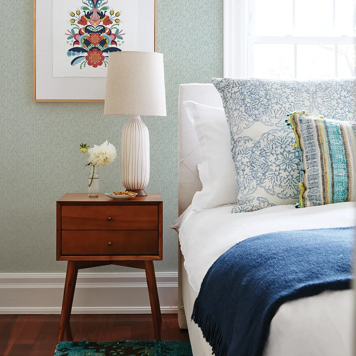 A-Street Prints Mackintosh Turquoise Textural Wallpaper - SKU 2970-26128
