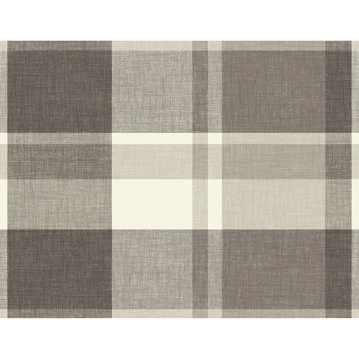 2927-81100 | Madaket Charcoal Plaid Wallpaper