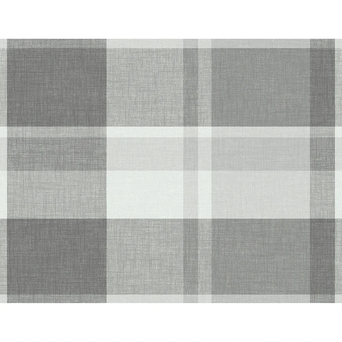 2927-81108 | Madaket Dark Grey Plaid Wallpaper