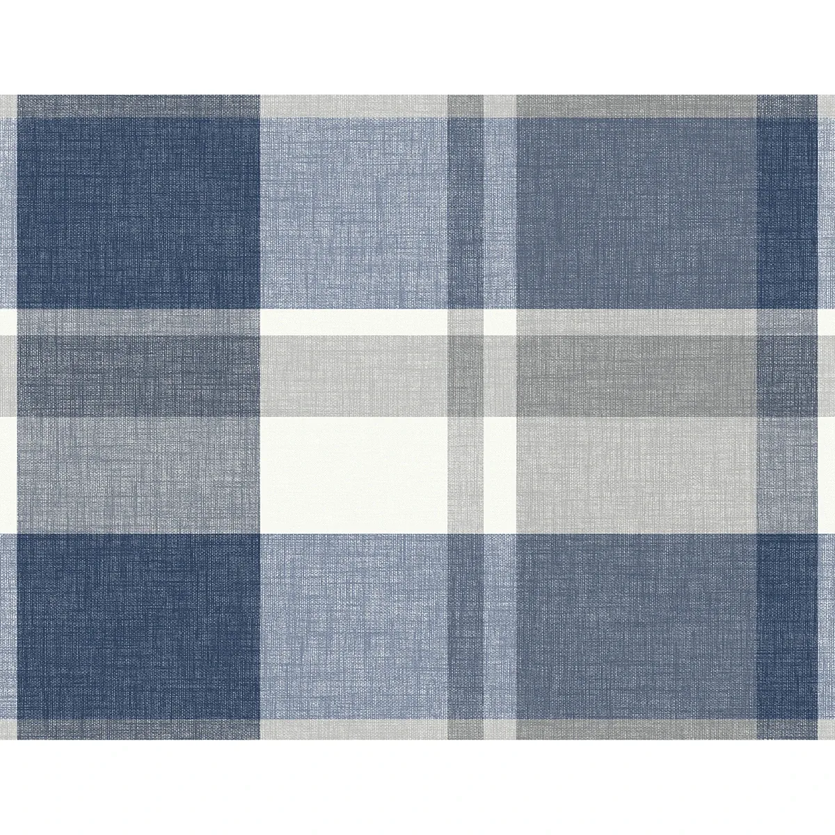 2927-81102 | Madaket Indigo Plaid Wallpaper