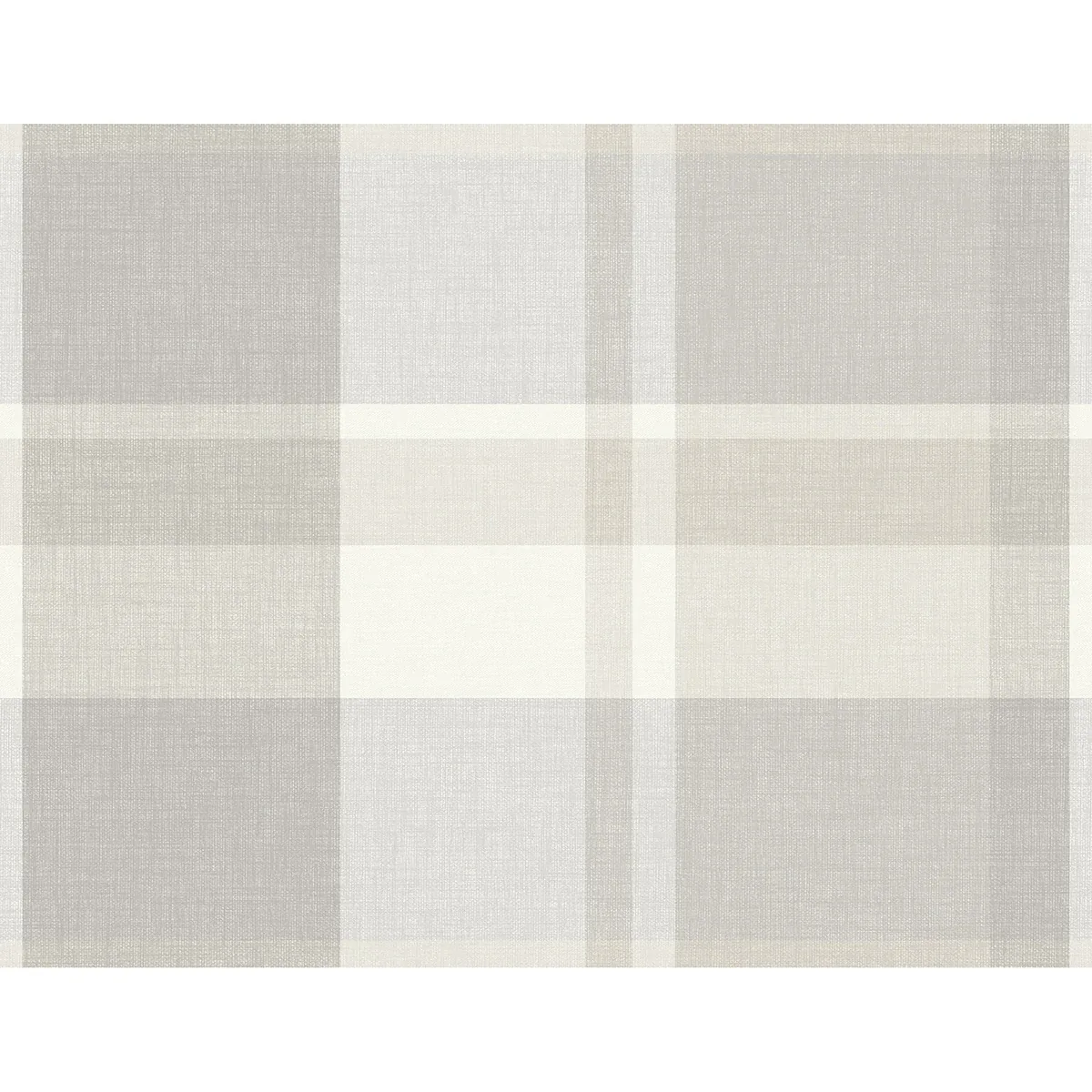 A-Street Prints Madaket Light Grey Plaid Wallpaper - SKU 2927-81118