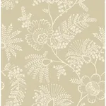 A-Street Prints Maeve Butter Jacobean Trail Wallpaper - SKU 4120-26825