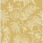 A-Street Prints Maeve Mustard Jacobean Trail Wallpaper | Wallpaper Twins A-Street Prints Maeve Mustard Jacobean Trail Wallpaper - SKU 4120-26826