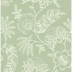 A-Street Prints Maeve Sage Jacobean Trail Wallpaper | Wallpaper Twins A-Street Prints Maeve Sage Jacobean Trail Wallpaper - SKU 4120-26823