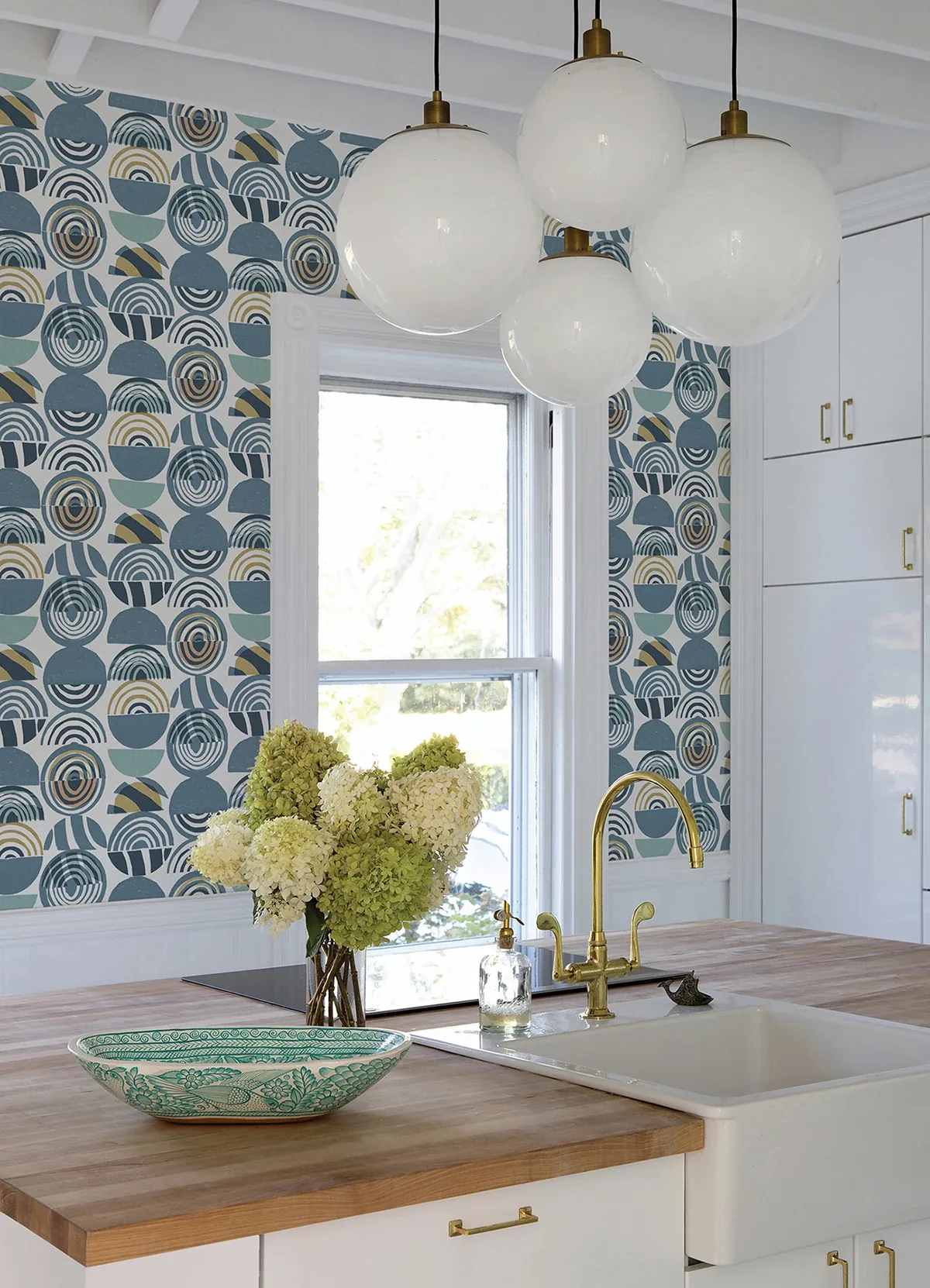 A-Street Prints Mage Blue Mod Geometric Wallpaper | Wallpaper Twins A-Street Prints Mage Blue Mod Geometric Wallpaper - SKU 4014-26446