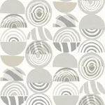 A-Street Prints Mage Light Grey Mod Geometric Wallpaper - SKU 4014-26444